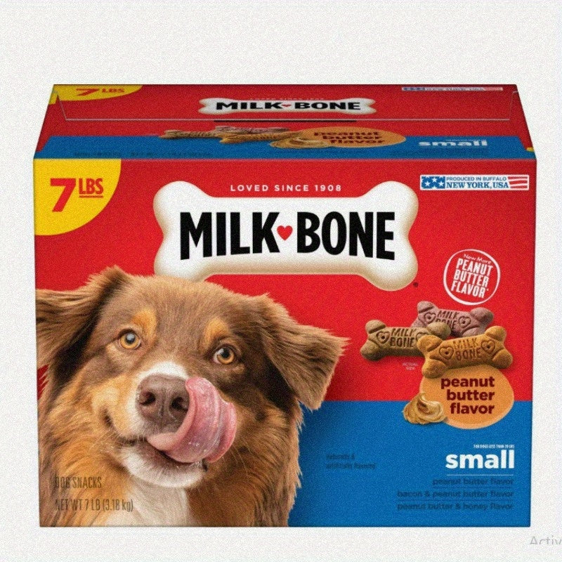 7lbs Milk-Bone Dog Treats, Peanut Butter Flavor