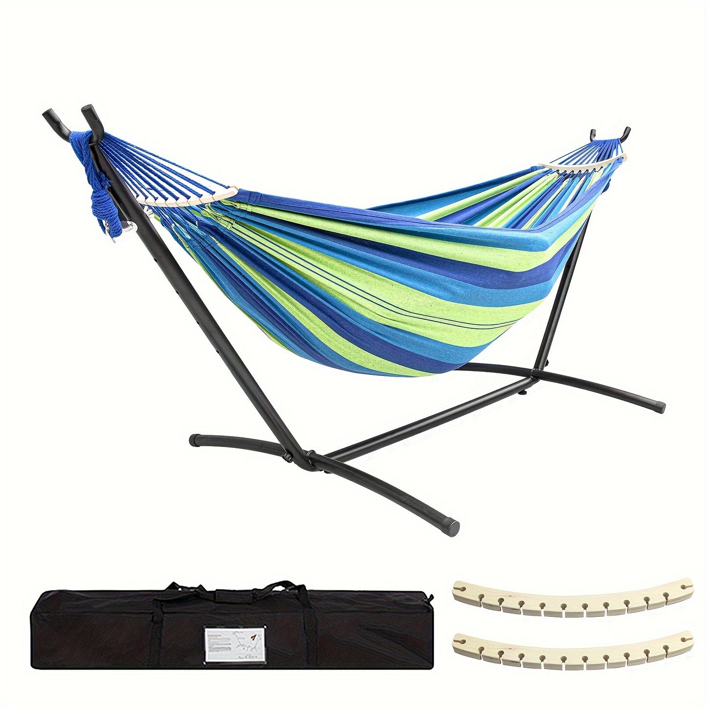Hammock with Stand Included 450lb Capacity Steel Stand