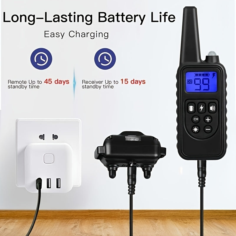 1/2PC 3000Ft Dog Training Collar With Remote, Adjustable