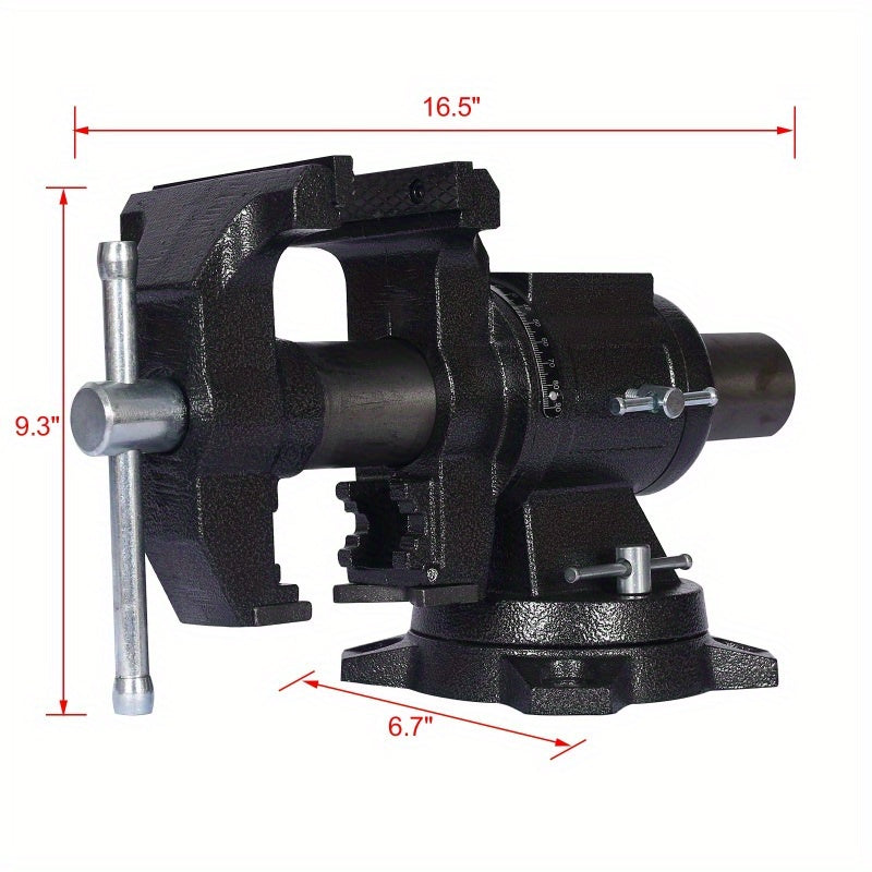 high quality 5 jaw 360 degree swivel vise