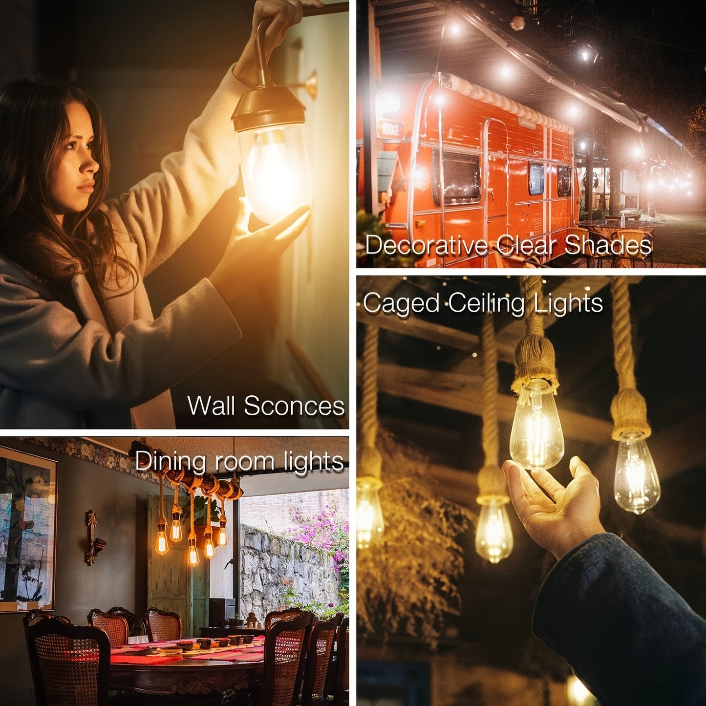 6pcs/12pcs/24pcs 8W LED equivalent to 60 watt
