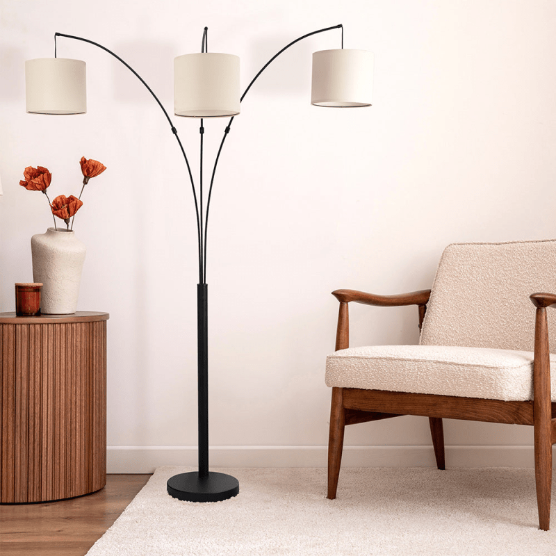 Metal Arc Floor Lamp Oil Rubbed Bonze