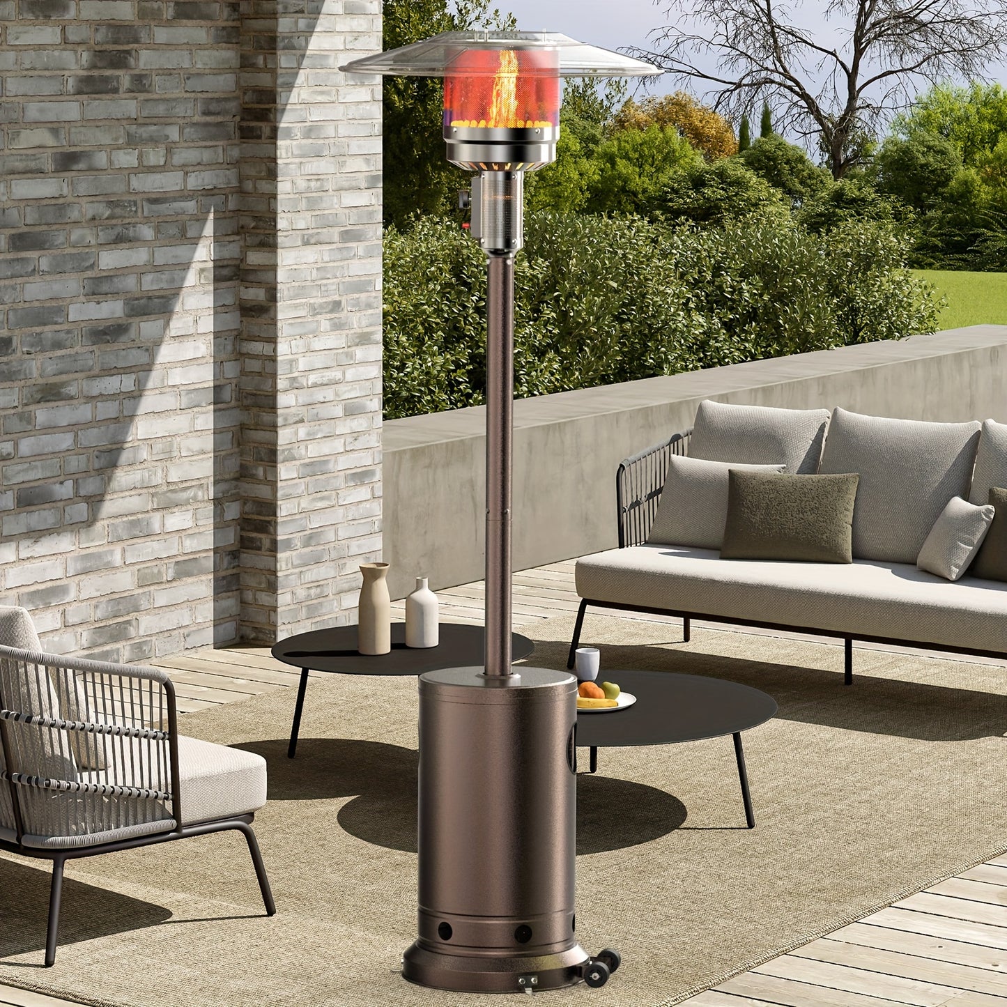 48, 000 BTU Propane Patio Heater With Safety Protection System