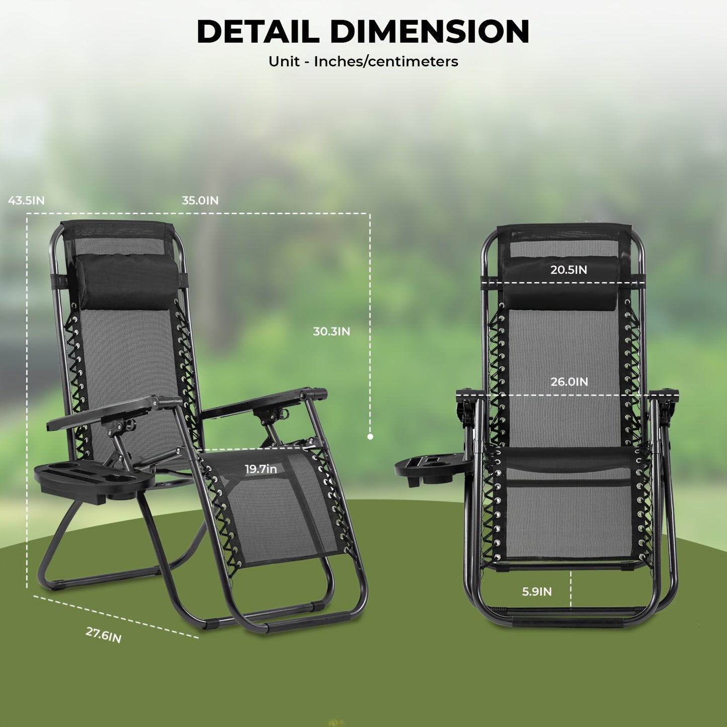 Zero Gravity Chair Patio Chairs Chaise Recliners Folding